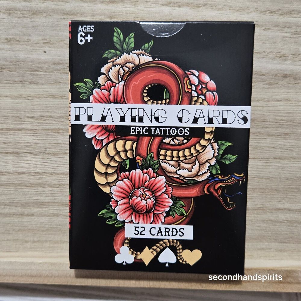 Epic Tattoos Playing Cards Full Deck 52 Cards by RMS